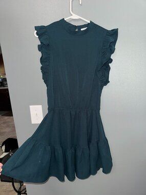 Green Ruffle Dress